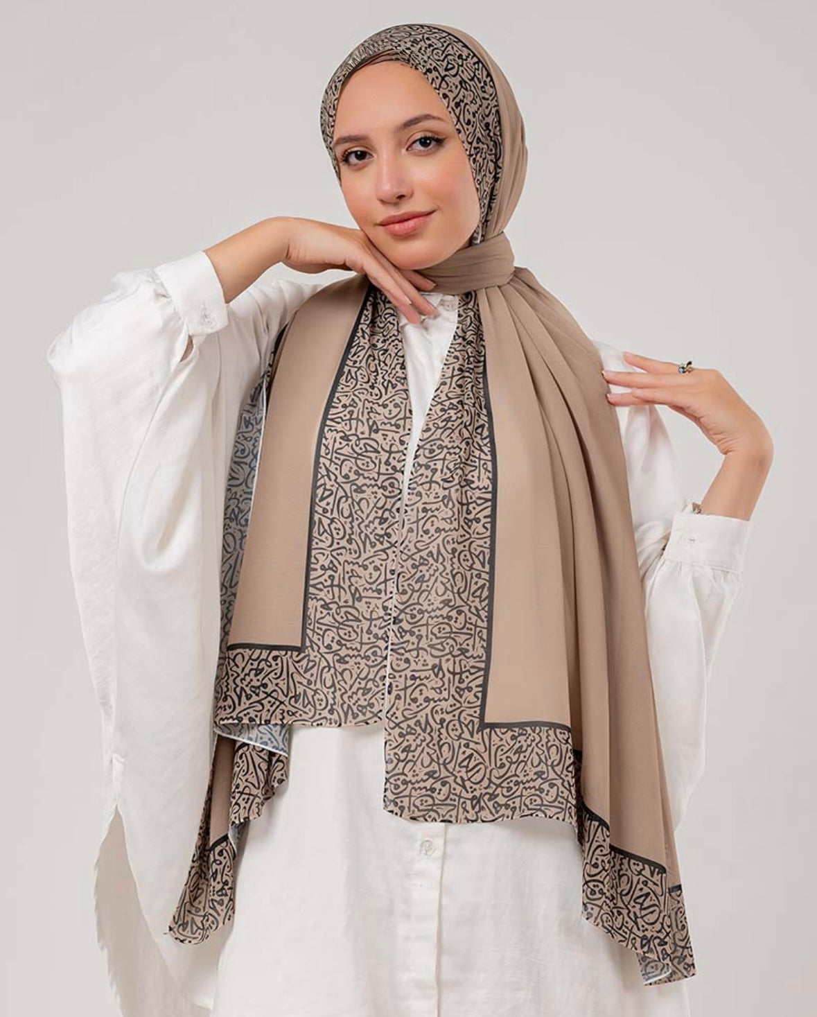 Ramla Calligraphy Chiffon