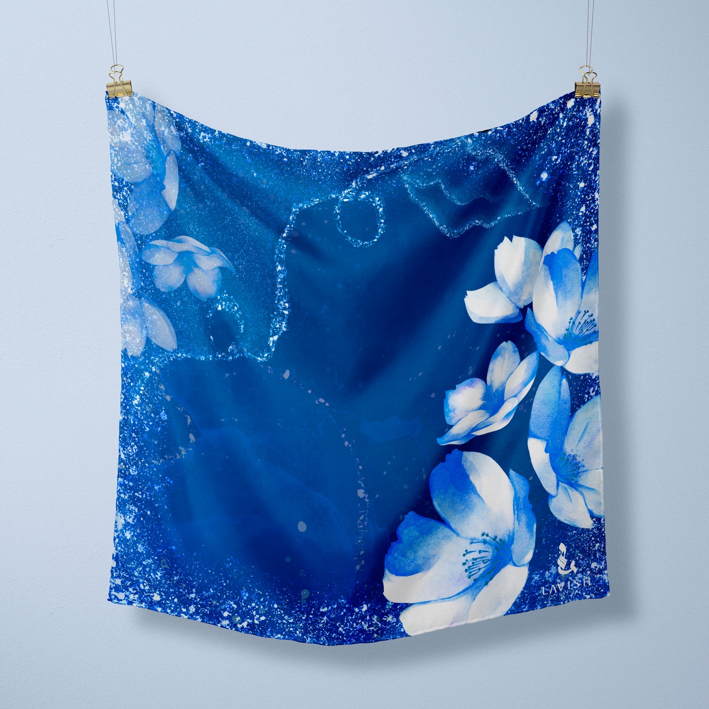 Sakura Silk in True Blue