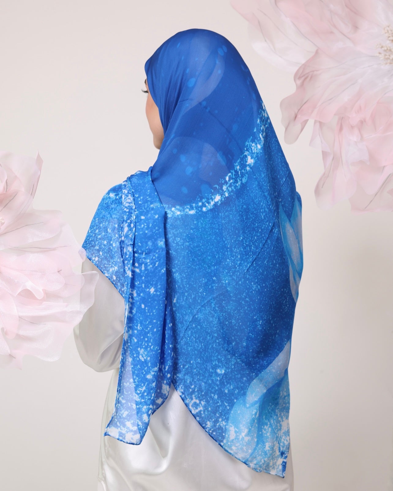 Sakura Silk in True Blue
