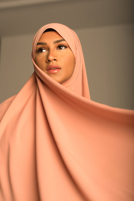Premium Shawl in Coral