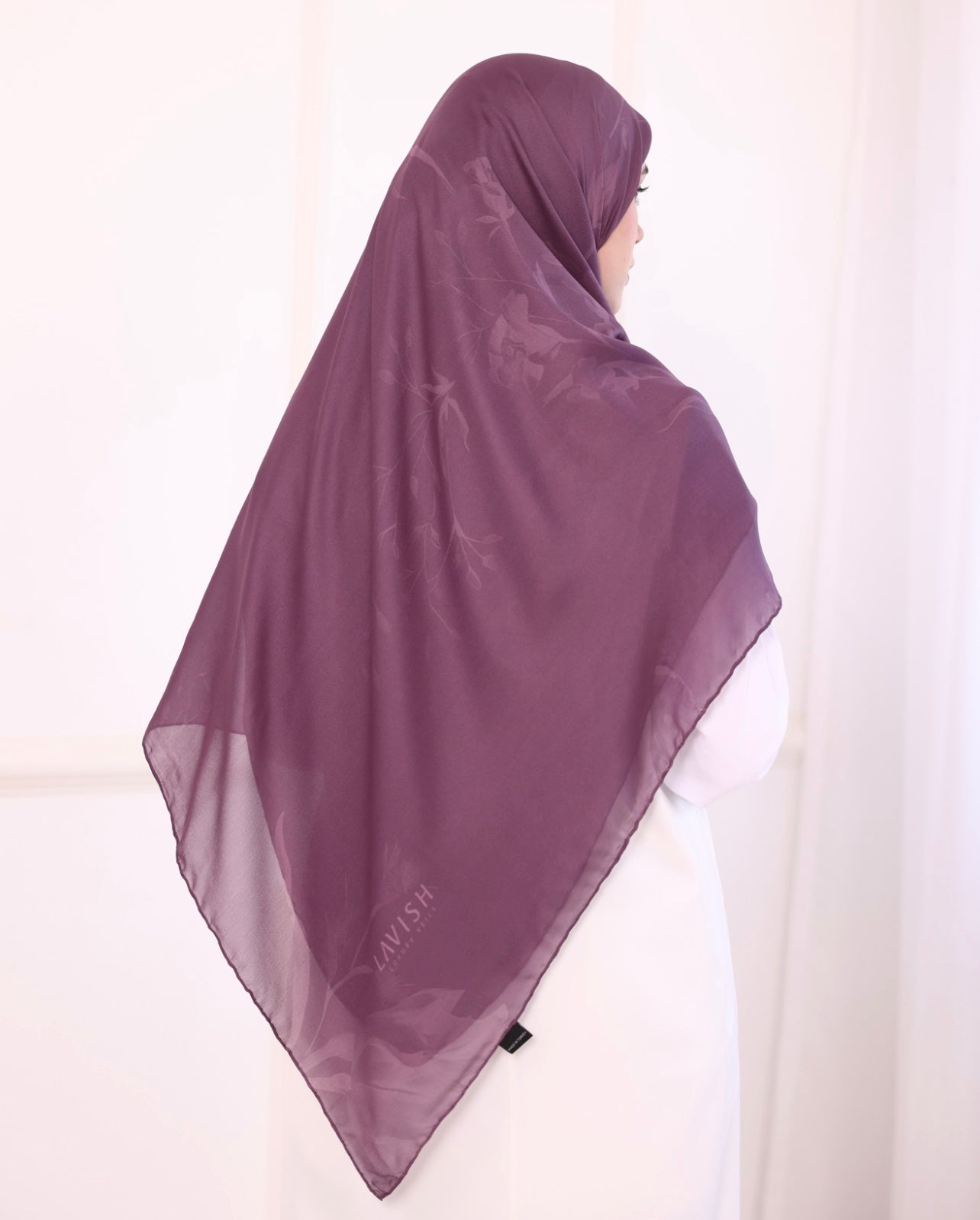 Plum Serene Silk