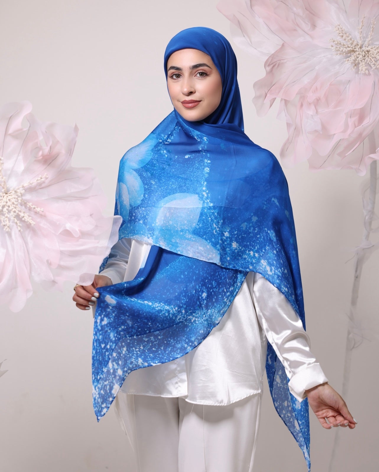 Sakura Silk in True Blue
