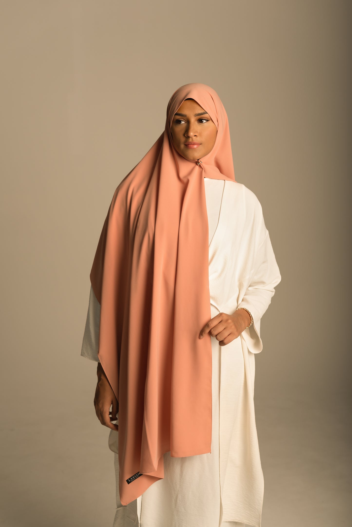 Premium Shawl in Coral