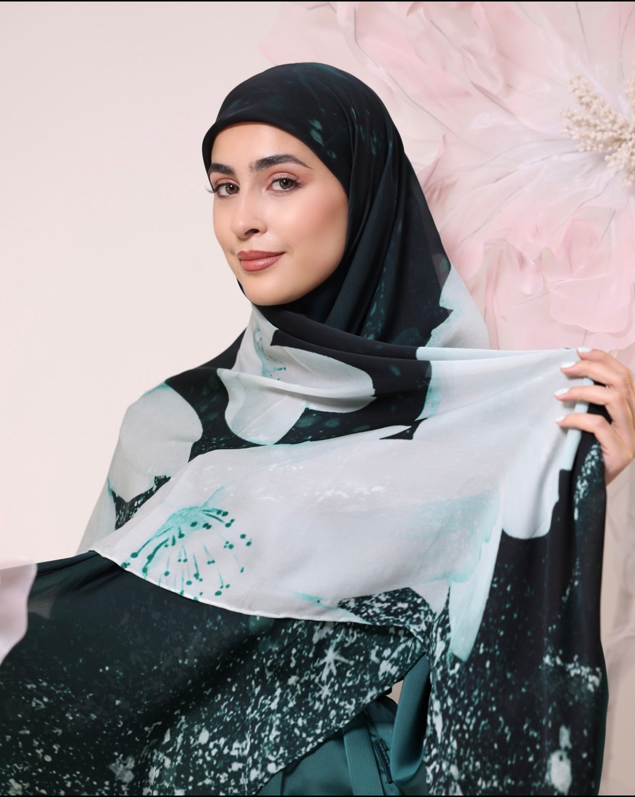 Sakura Silk in Deep Emerald