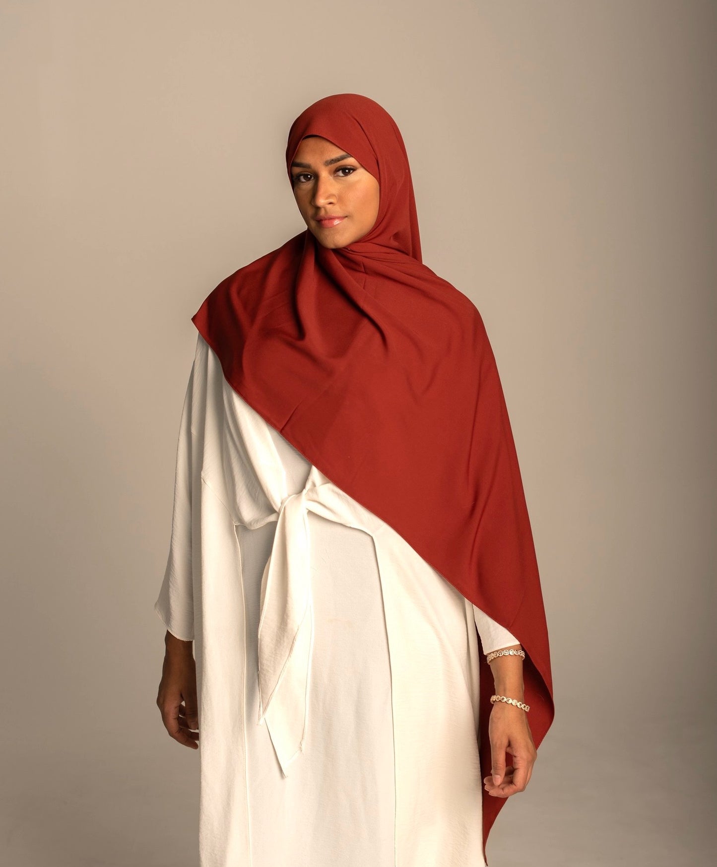 Premium Shawl in Rust