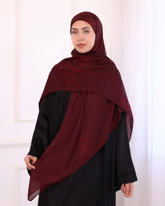 Red Serene Silk