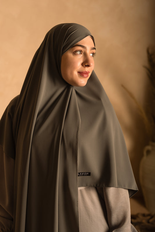 Premium Shawl in Slate Grey