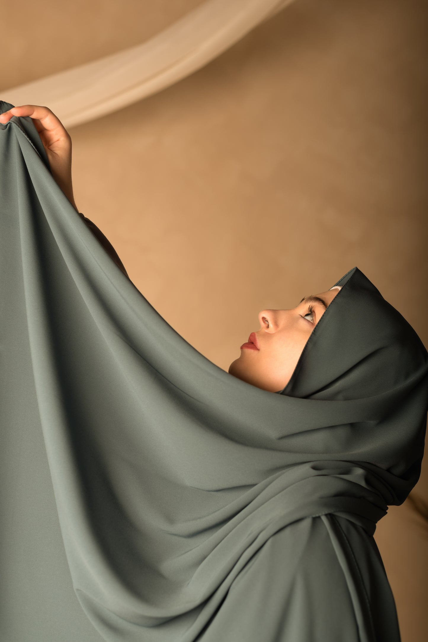 Premium Shawl in Teal Green