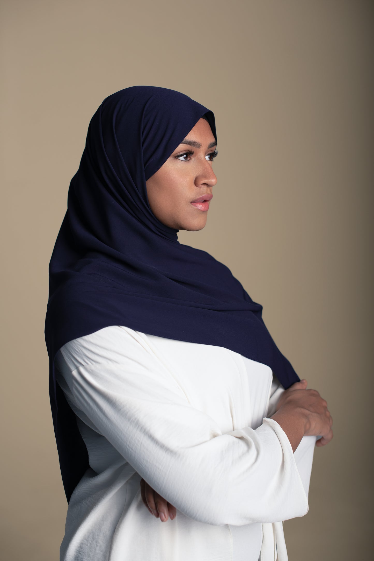 Premium Shawl in Navy