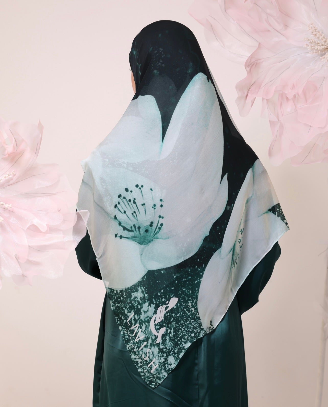 Sakura Silk in Deep Emerald