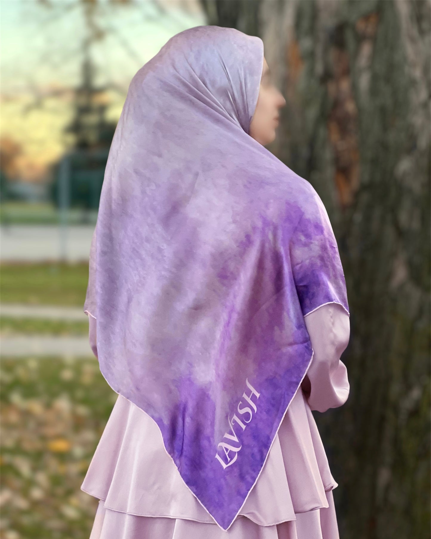 The Royal Amethyst Silk Satin