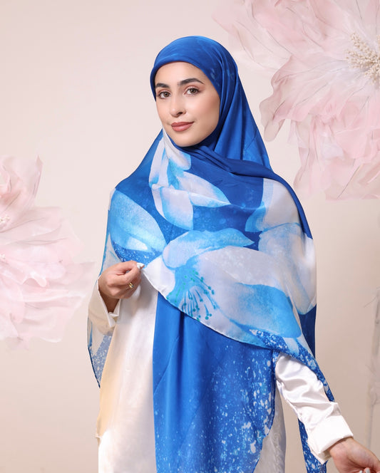 Sakura Silk in True Blue