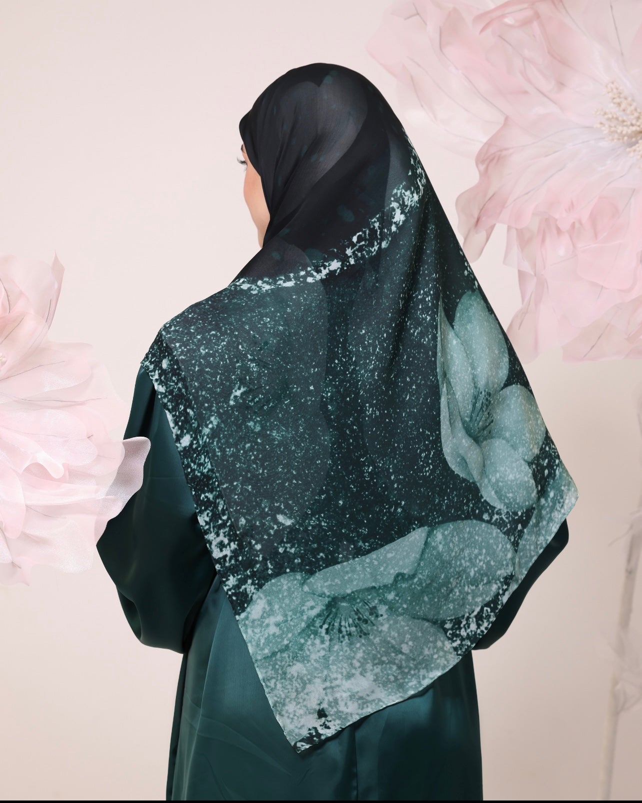 Sakura Silk in Deep Emerald