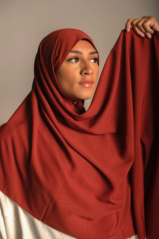 Premium Shawl in Rust