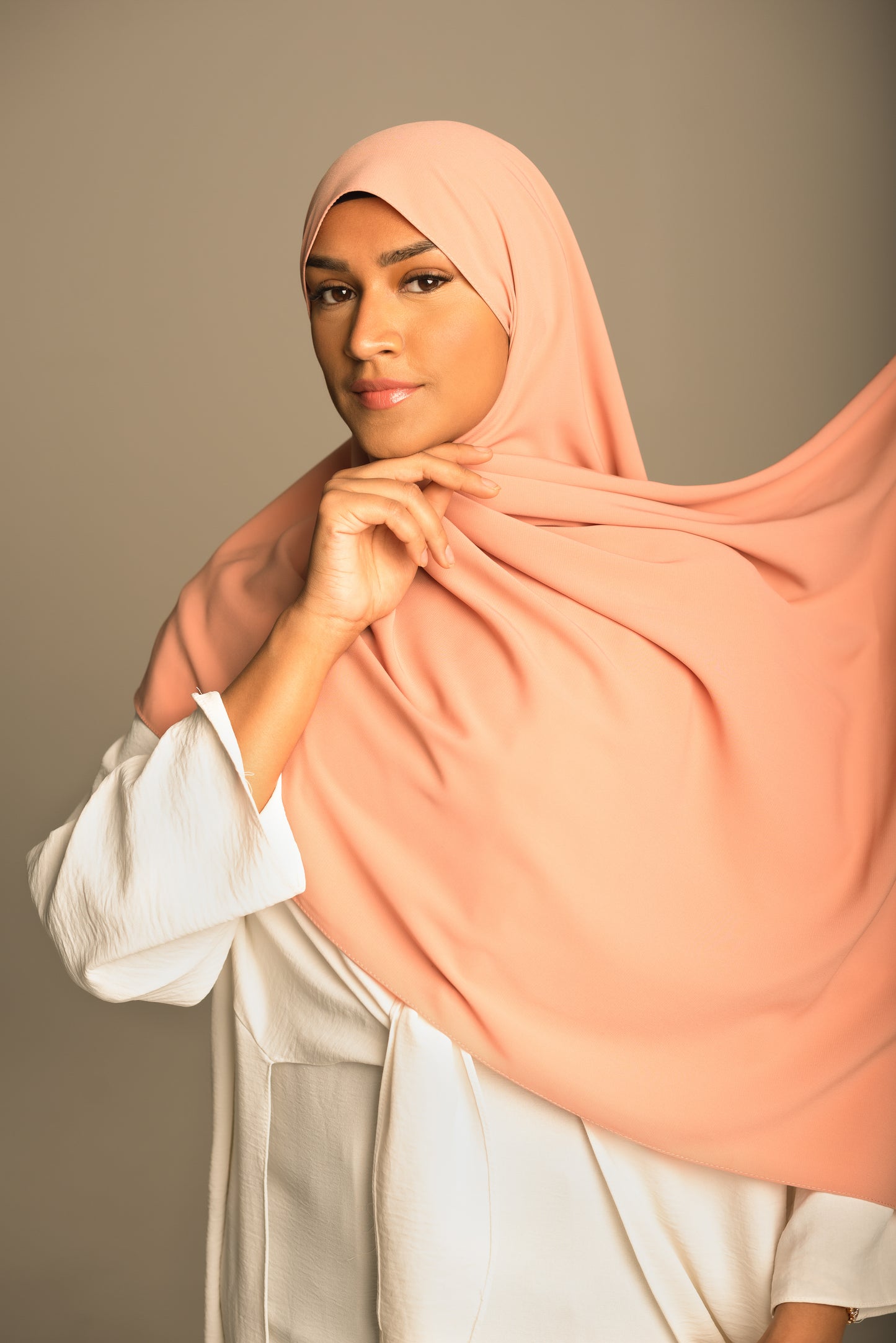 Premium Shawl in Coral