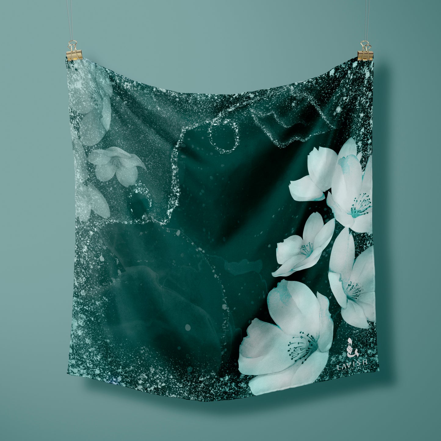 Sakura Silk in Deep Emerald