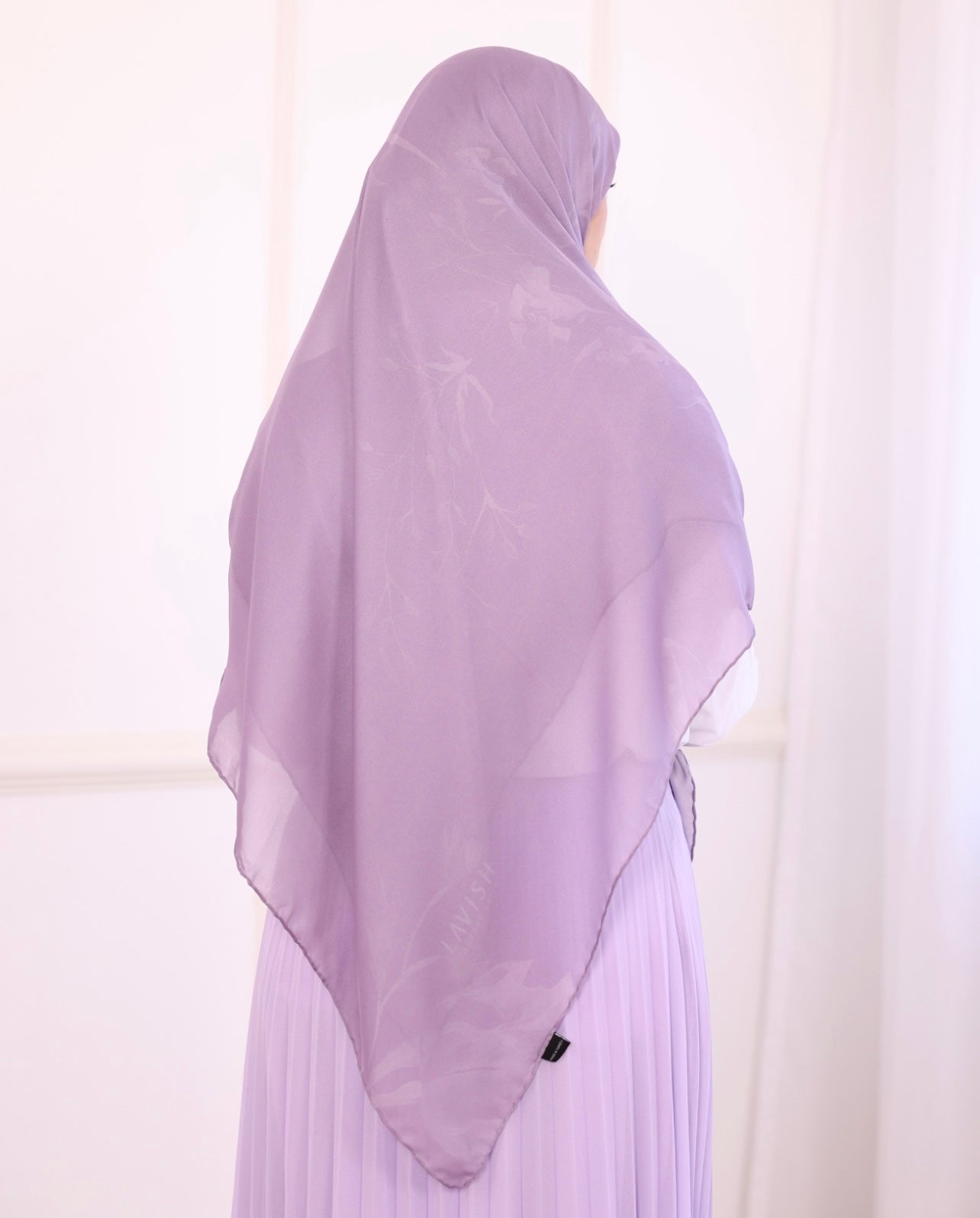 Lilac Serene Silk