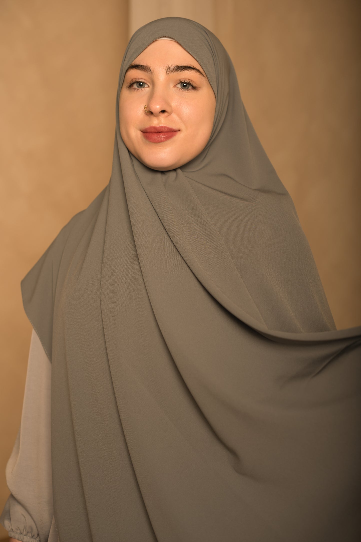 Premium Shawl in Slate Grey