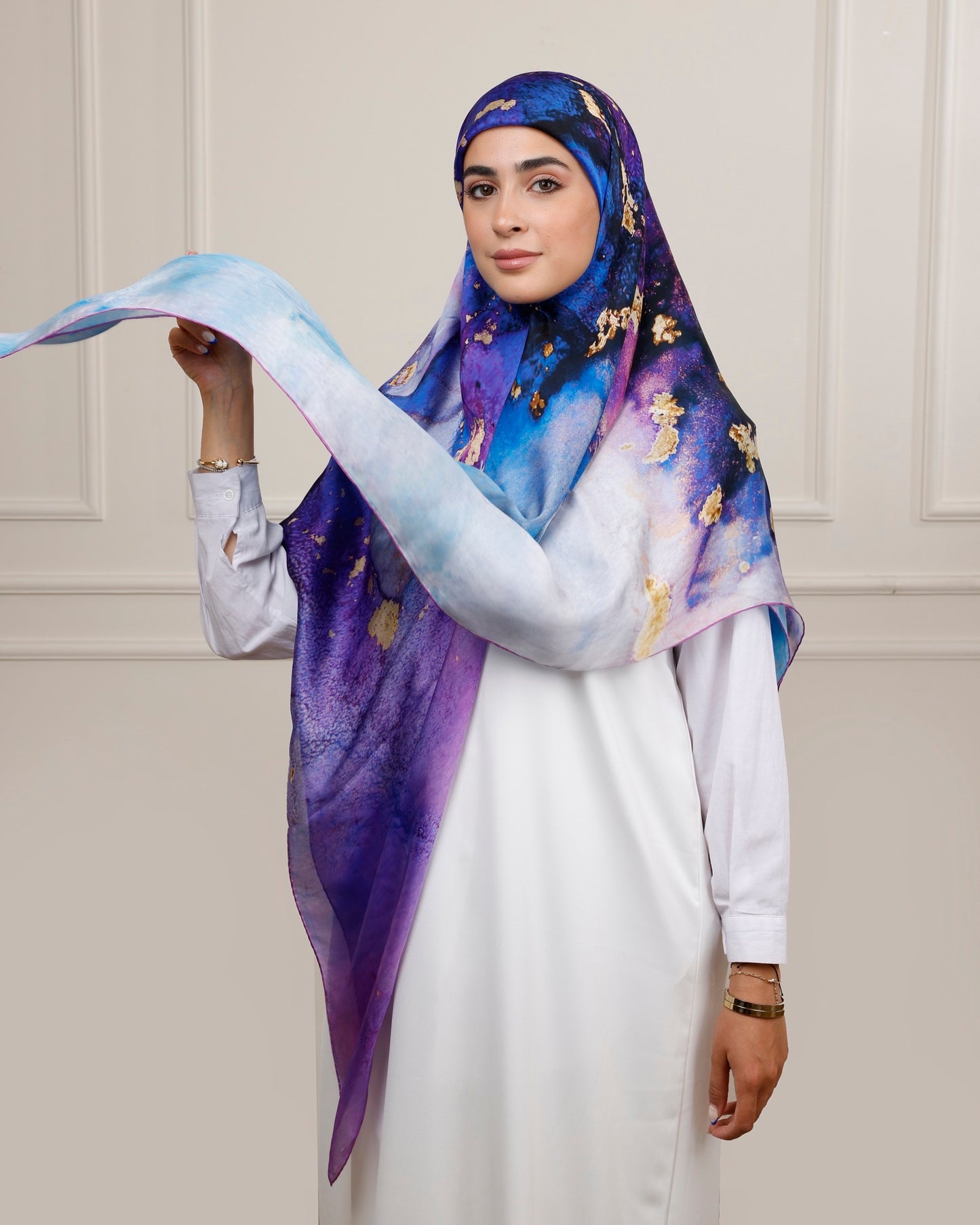 Pure Silk in Golden Purple