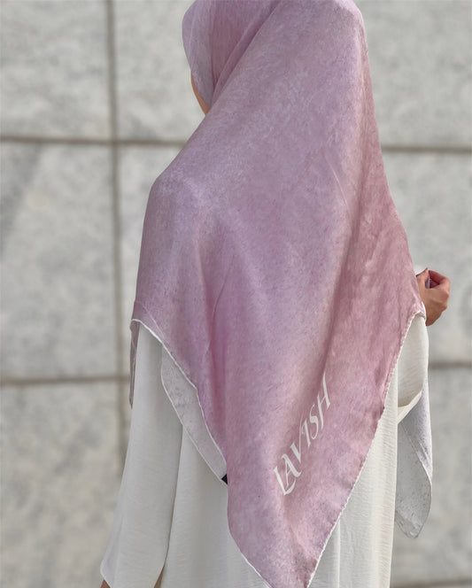 Soft Mauve Pure Silk