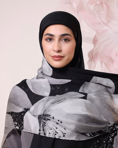 Sakura Silk in Royal Black
