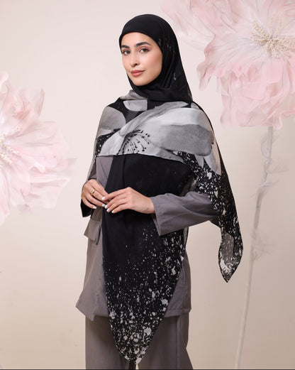 Sakura Silk in Royal Black