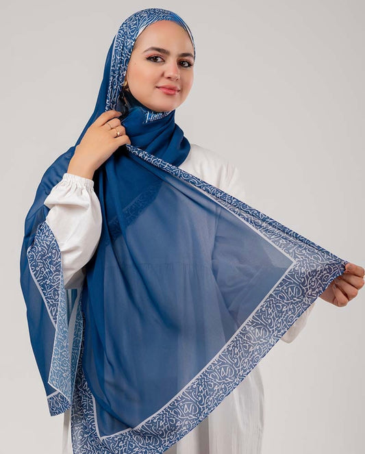Nila Calligraphy Chiffon