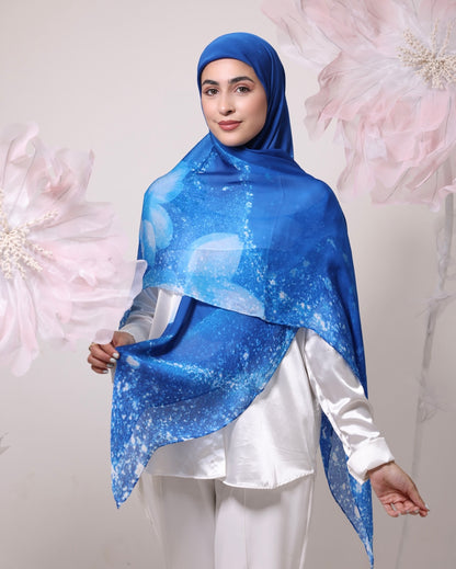 Sakura Silk in True Blue