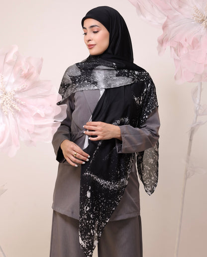 Sakura Silk in Royal Black