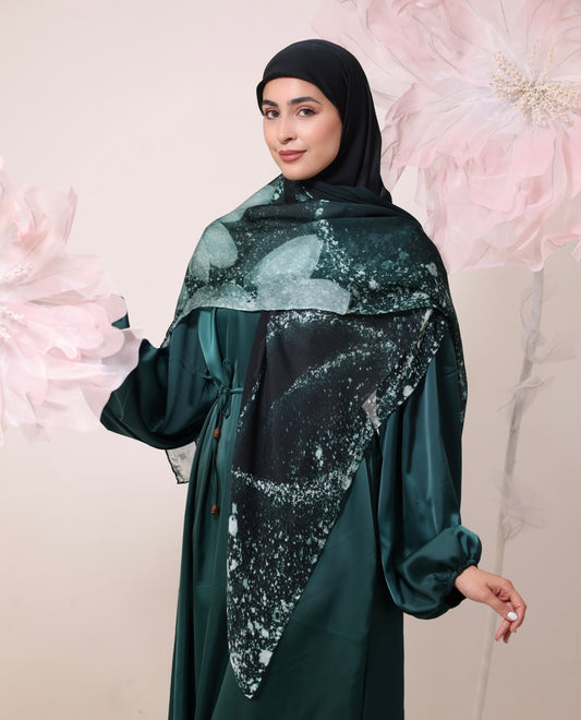 Sakura Silk in Deep Emerald