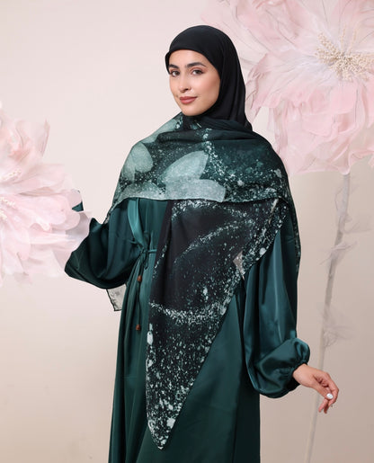 Sakura Silk in Deep Emerald