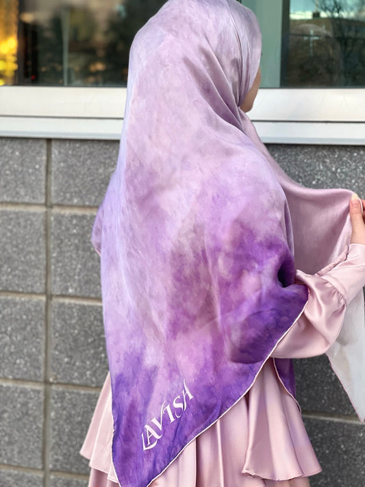 The Royal Amethyst Silk Satin