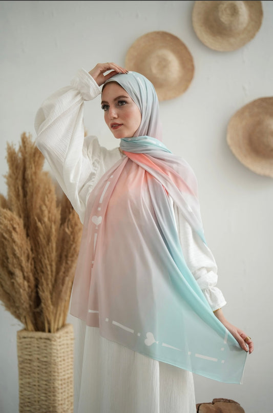 Layan Gradient Chiffon