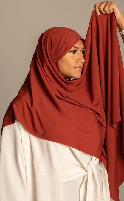Premium Shawl in Rust
