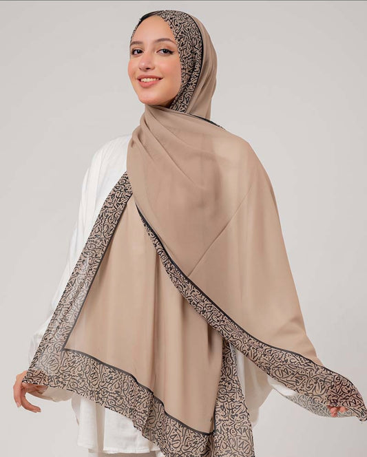 Ramla Calligraphy Chiffon
