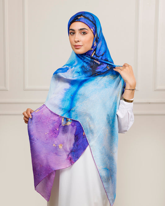 Pure Silk in Golden Purple