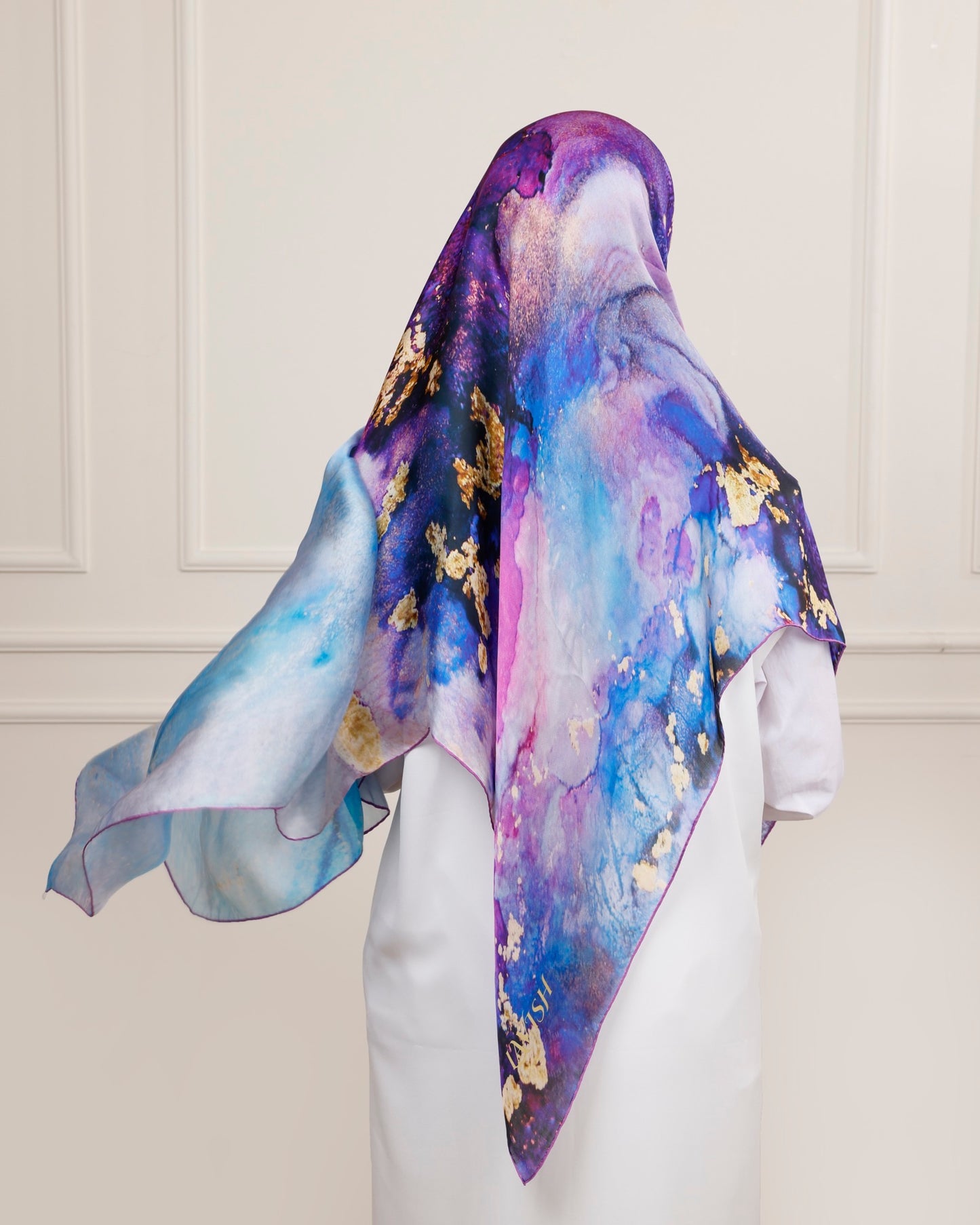 Pure Silk in Golden Purple