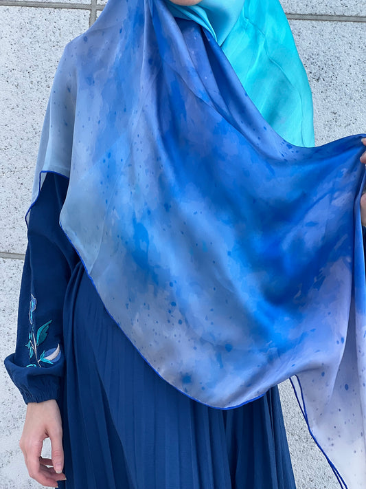 Sky Marine Pure Silk