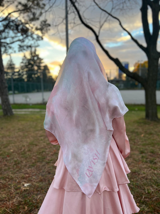 Pink Pearl Silk Satin